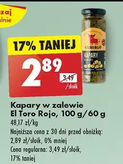 Biedronka Kapary El Toro Rojo oferta
