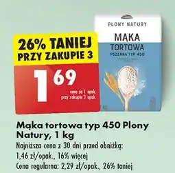 Biedronka Mąka tortowa pszenna typ 450 Plony Natury oferta