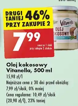 Biedronka Olej kokosowy Vitanella oferta