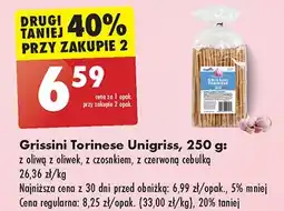 Biedronka Grissini torinesse z czerwoną cebulką Unigriss oferta