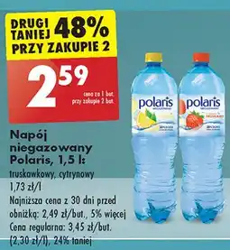 Biedronka Woda cytrynowa Polaris oferta