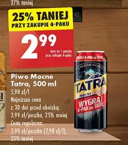 Piwo Tatra Mocne