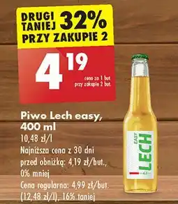 Biedronka Piwo Lech Easy oferta