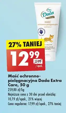 Biedronka Maść ochronna do pielęgnacji skóry niemowląt Dada Extra Care oferta