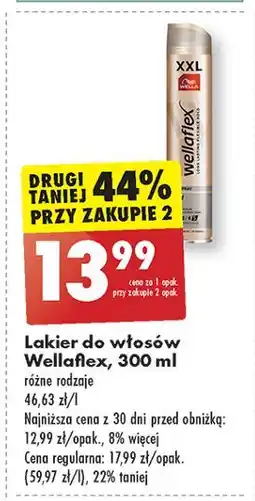 Biedronka Lakier do włosów shiny hold Wellaflex oferta