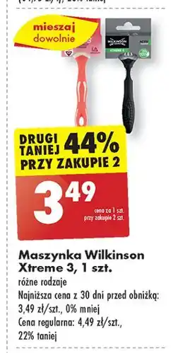 Biedronka Maszynka do golenia Wilkinson Xtreme 3 Coconut Dream oferta