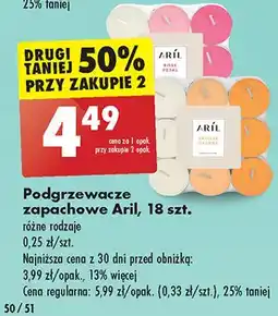 Biedronka Podgrzewacze zapachowe świeże róże Aril oferta
