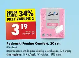 Biedronka Podpaski normal Femina Classic oferta