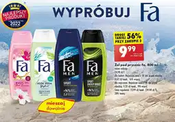 Biedronka Żel pod prysznic Fa Men Sport Energy Boost oferta
