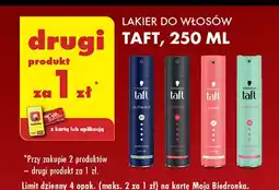Biedronka Lakier do włosów ultra strong Taft Volume oferta