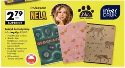 Biedronka Zeszyt a5 60 kartek linia Interdruk oferta