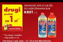 Biedronka Żel do udrożniania rur Kret oferta
