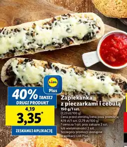 Lidl Zapiekanka z pieczarkami i cebulą oferta
