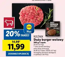Lidl Big burger Rzeźnik Codzienna Dostawa oferta
