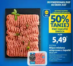Lidl Mięso mielone z łopatki wieprzowej Rzeźnik Codzienna Dostawa oferta