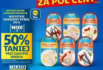 Lidl Filety z makreli w oleju roślinnym Nixe oferta