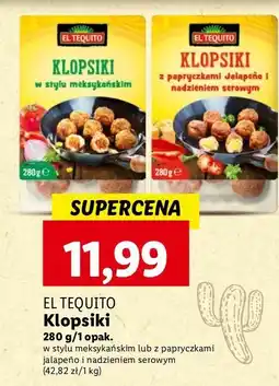 Lidl Klopsiki z papryczkami jalapeno i nadzieniem serowym El Tequito oferta