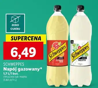 Lidl Napój citrus mix Schweppes oferta