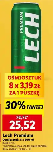 Lidl Piwo Lech Premium oferta