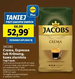 Lidl Kawa Jacobs Crema oferta