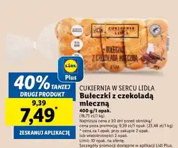 Lidl Bułeczki z mleczną czekoladą Cukiernia Lidla oferta