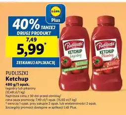 Lidl Ketchup pikantny Pudliszki oferta