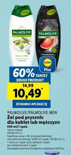 Lidl Żel pod prysznic mleczko oliwkowe Palmolive Naturals oferta
