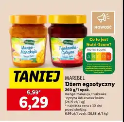 Lidl Dżem ananas-kokos Maribel oferta