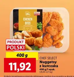 Lidl Nuggetsy z kurczaka Chef select oferta