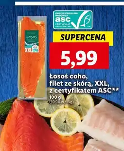 Lidl Łosoś pacyficzny coho filet xxl Connoisseur oferta