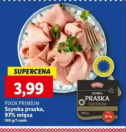 Lidl Szynka praska Pikok premium oferta