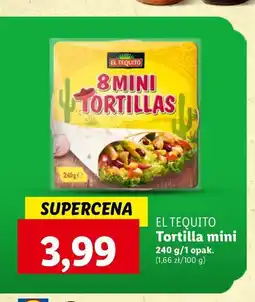 Lidl Tortille mini El tequito oferta