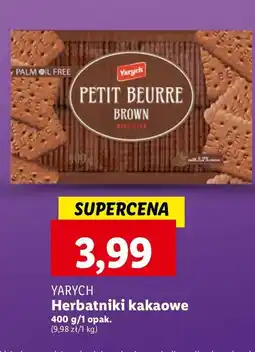 Lidl Herbatniki kakaowe Yarych oferta