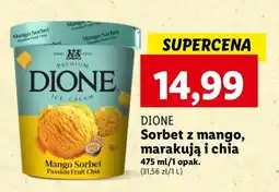 Sorbet mango-marakuja z nasionami chia DIONE