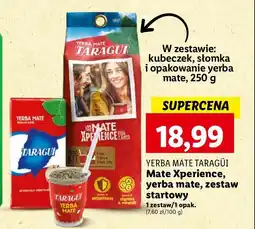 Zestaw herbat: herbata yerba mate xperience + yerba mate 250 g + kubeczek ze słomką Taragui