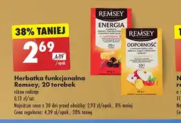 Biedronka Herbata funkcjonalna odporność Remsey oferta