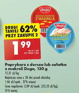 Biedronka Sałatka pikantna z makrelą Dega oferta