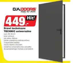 Bricomarche Drzwi wewnętrzne O.K.Doors oferta