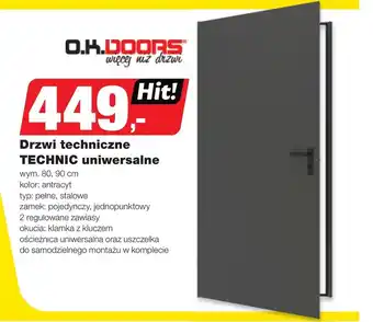 Bricomarche Drzwi wewnętrzne O.K.Doors oferta