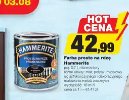 Bricomarche Farba do malowania Hammerite oferta