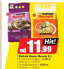 Bricomarche Żwirek bentonitowy Benek oferta