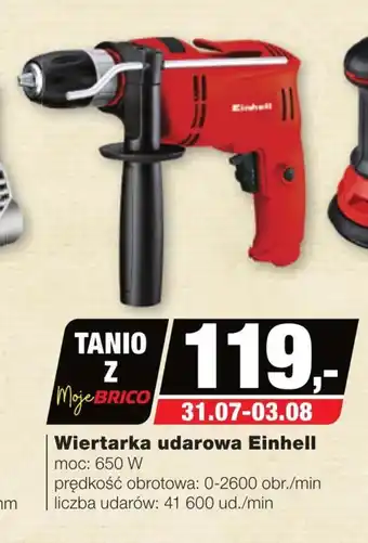 Bricomarche Wiertarka udarowa Einhell oferta