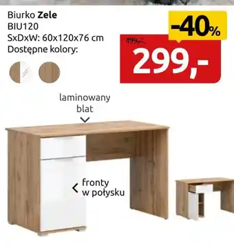 Black Red White Biurko oferta