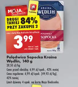 Biedronka Polędwica Kraina Wędlin oferta