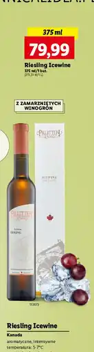 Lidl Wino niagara on the lake Pillitteri Icewine Riesling oferta