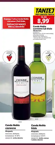 Lidl Wino Conde Noble Tinto oferta