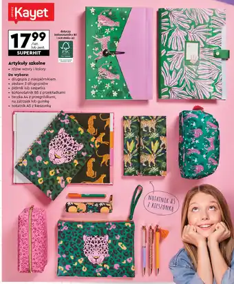 Biedronka Notatnik a5 z kieszonką Kayet oferta