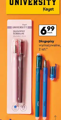 Biedronka Długopisy Kayet oferta