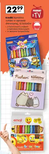 Biedronka Kredki bambino pusheen Unipap oferta
