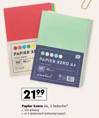 Biedronka Papier ksero kolorowy a4 Interdruk oferta